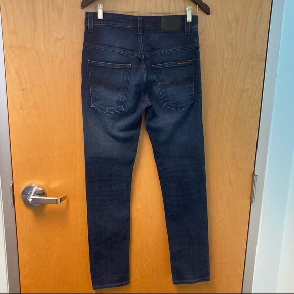 NUDIE Sz 31 x 34 Thin Finn Twilight Dusk Colour Made in Italy Jeans - Picture 5 of 8